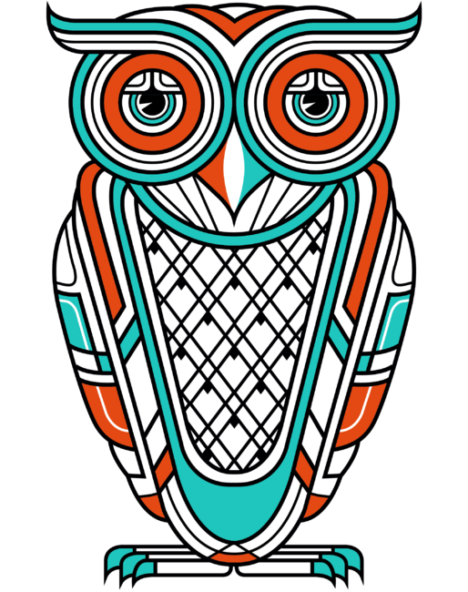 Art Deco Owl (Diurnal)
