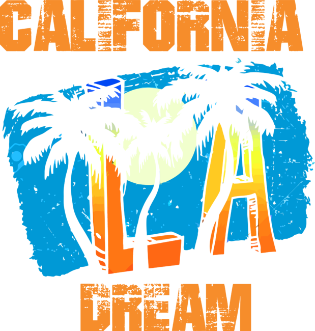 California Dream, Los Angeles with Palm