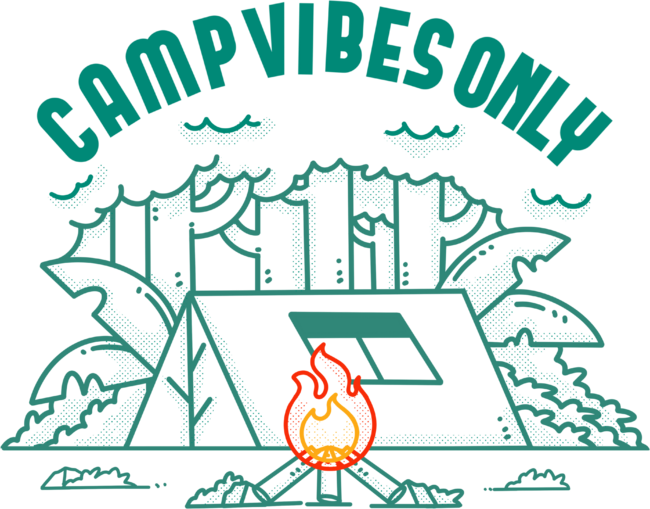 Camp Vibes Only by Sportuniverse