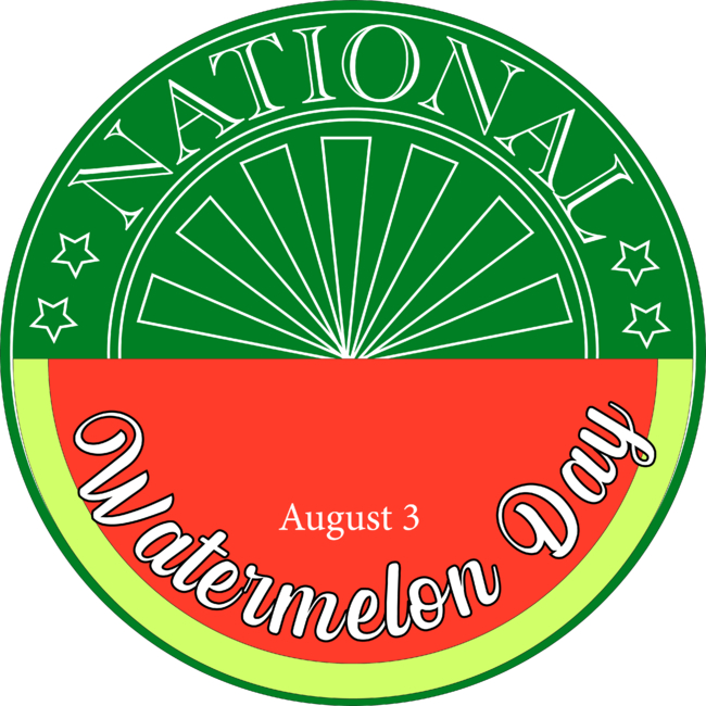 National Watermelon Day Sign