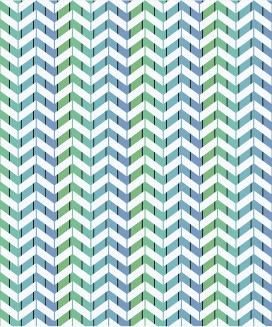 Zigzag striped pattern