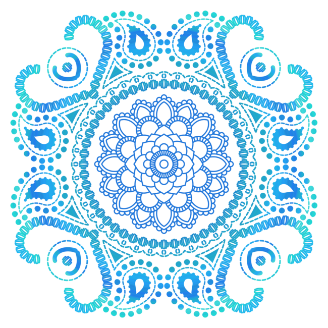 Blue Lotus Mandala