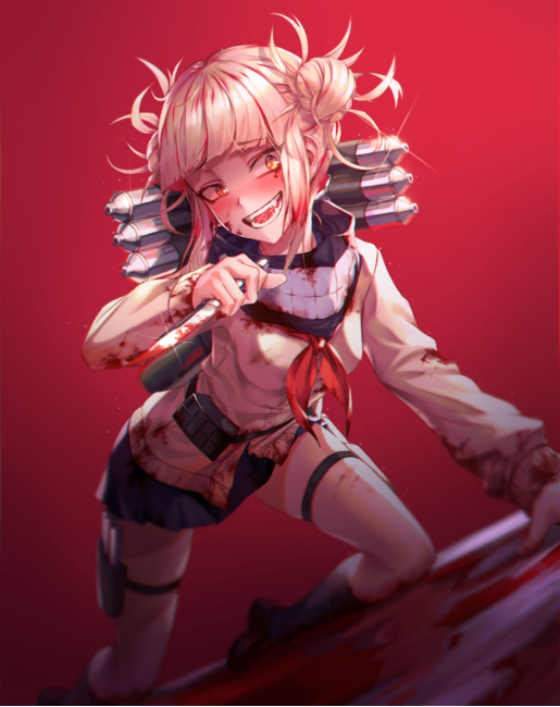 Anime Sexy Bloody Toga Himiko T-shirt and Accessories