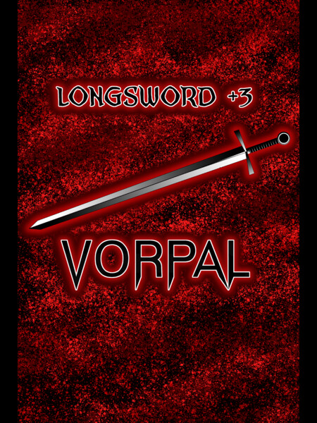 Longsword +3, Vorpal