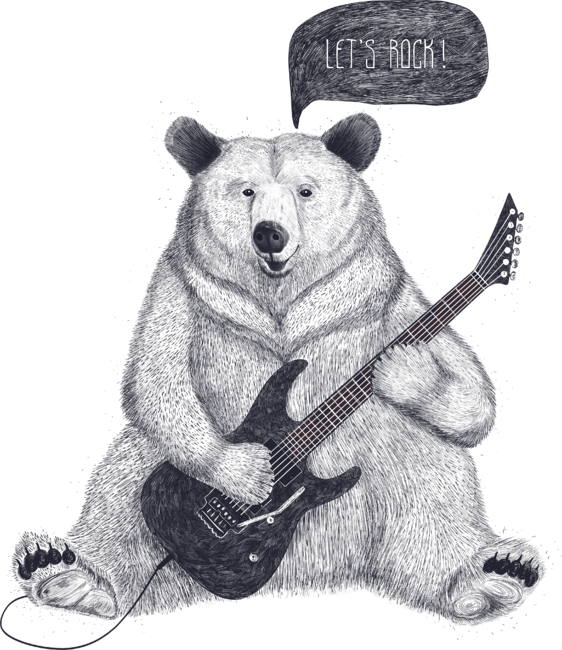 Bear let's rock