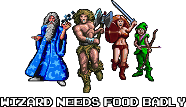 Wizard Needs Food : Inspired by Gauntlet