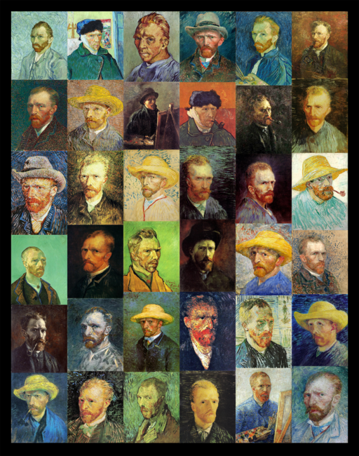 Van Gogh Portrait Collage