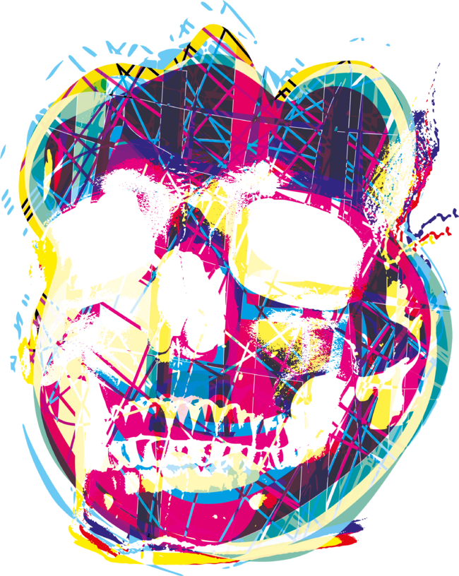 Abstarct Skull by vectalex