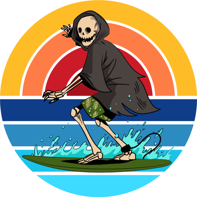 Grim Reaper Surfing