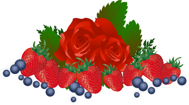 Roses and berries
