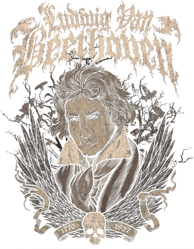 Death Metal Beethoven by scumbugg