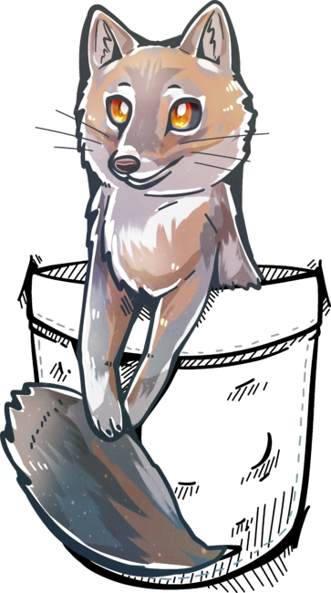 Pocket Cute Swift Fox by TechraNova