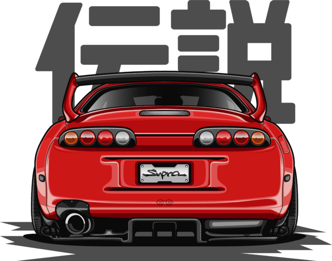 The Legend Supra MK-4 (Red Candy) by jioojiproject