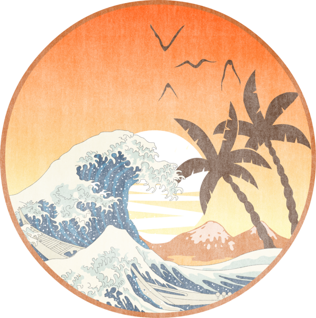the great wave of kanagawa by Shirtpublichalloween