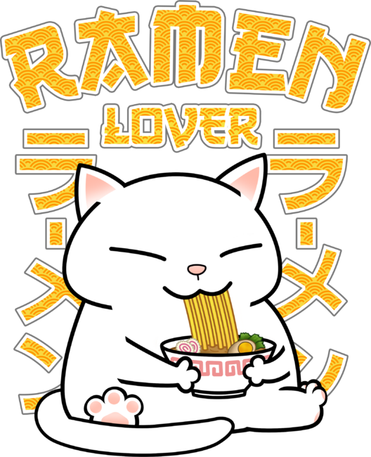 Chubby Cat Ramen Lover