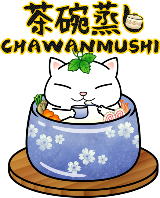 Chawanmushi Steam Egg Cat