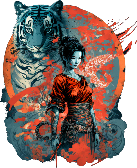 Tiger And Geisha