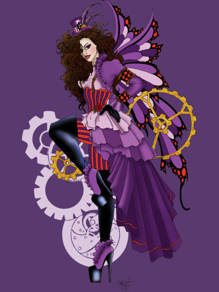 Purple Steampunk Fairy