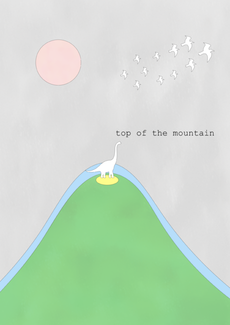 top of the mountain