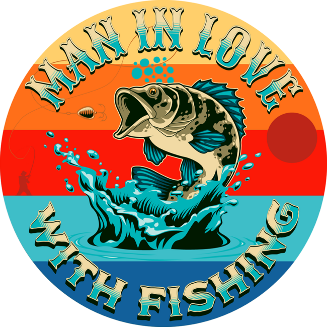 Man in love with fishing by PLOXD
