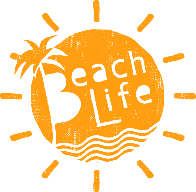 Beach Life (Typography Illustration)