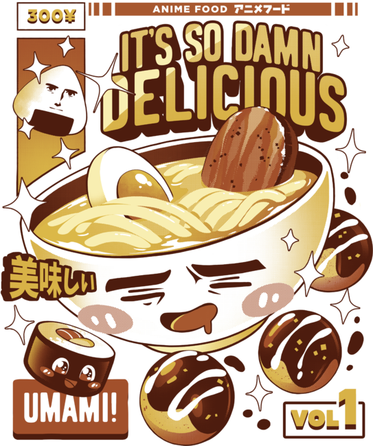 Anime Food by ilustrata