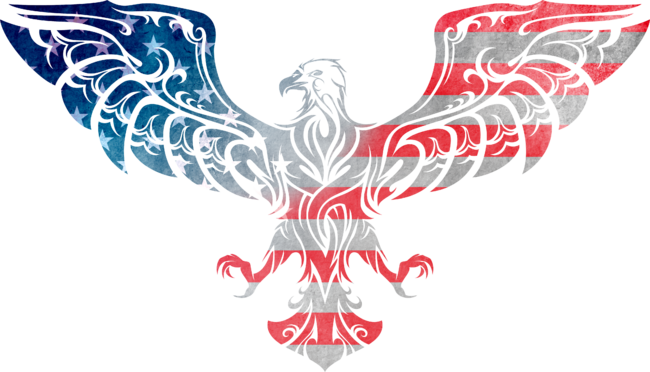 Tribal Eagle (USA Color)