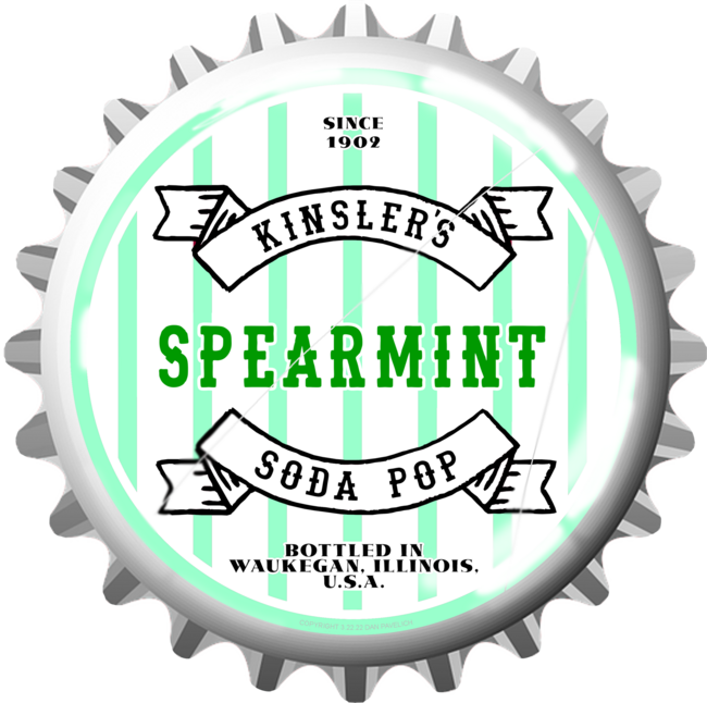 Kinsler's Spearmint Soda Pop