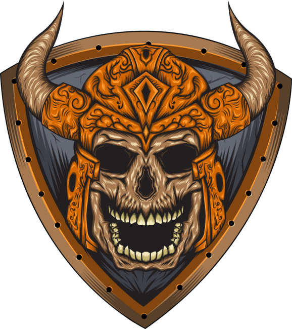Viking skull logo