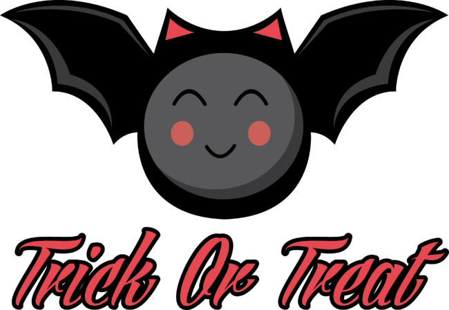 Cute Bat Trick or Treat
