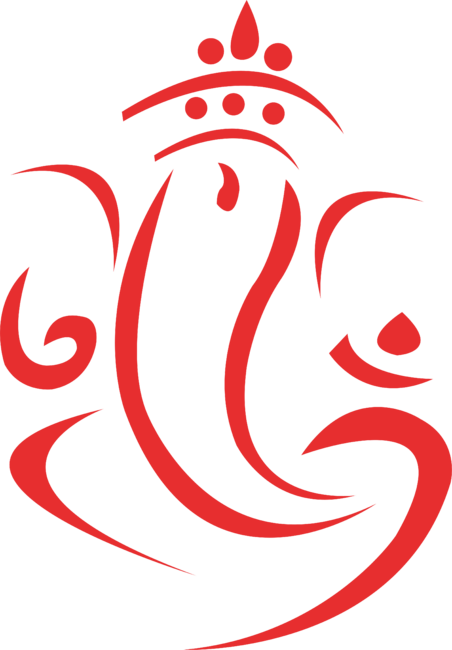 Elegant Line Art Lord Ganesha