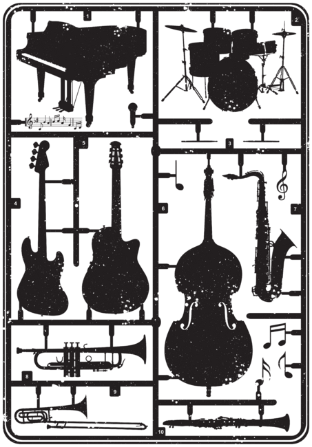 Jazz Instruments Kit