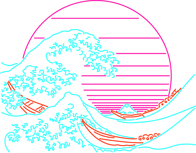Great Neon Wave