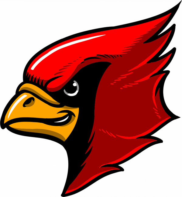 Red Cardinal Team Mascot