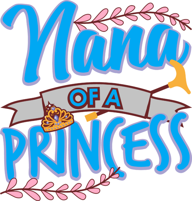 Nana Of A Princess Crown Blue Design