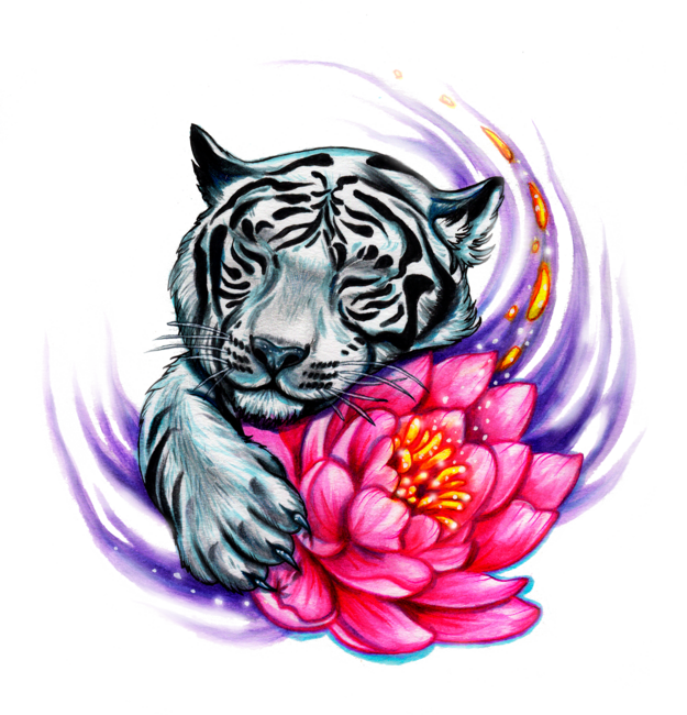 White Tiger by LaurArt