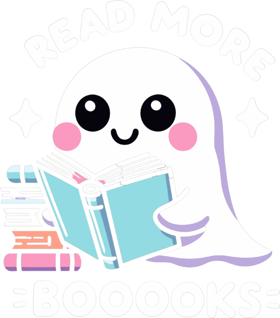 Cute Booooks Ghost Read More Books Funny Teacher Halloween