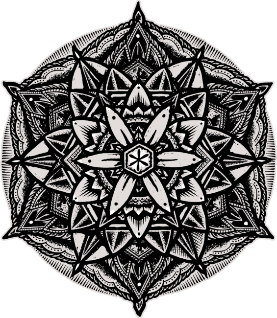 Seal of Solomon Sacred Geometry Mandala / Solid
