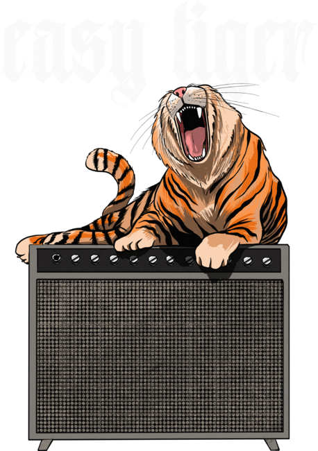 Easy Tiger Bengal Big Cats Music Retro Speaker