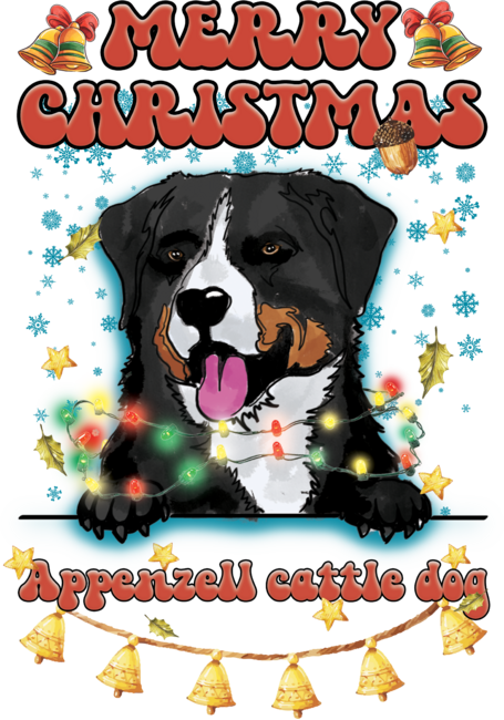 Merry Christmas Appenzell Cattle Dog