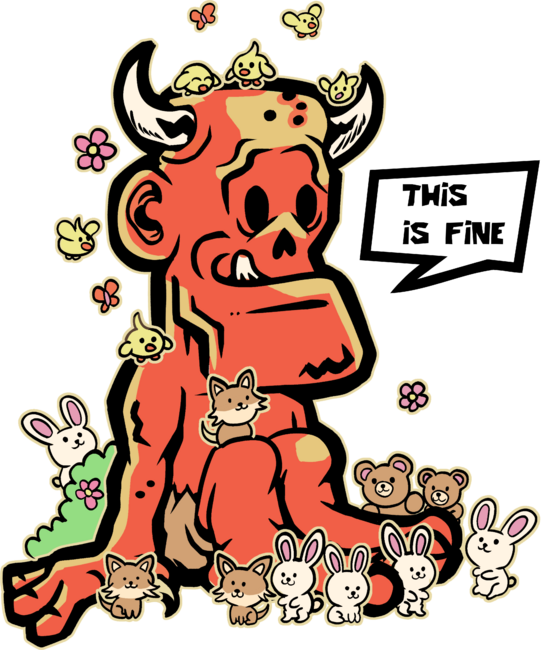 This Is Fine Demon V2