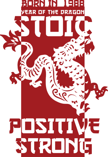 Floral dragon Tee design year of the dragon stoic