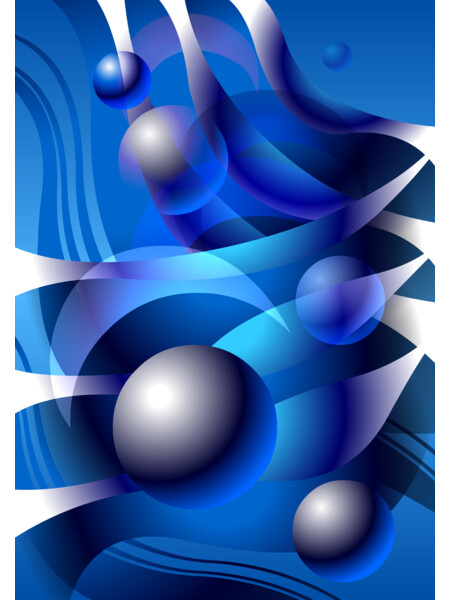 WATERMOON Abstract Digital Art #05
