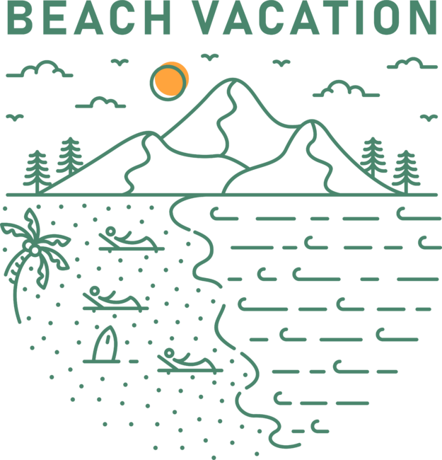 Beach Vacation by VEKTORKITA