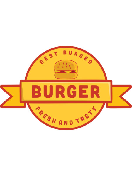 Fresh vintage inspired Burger design