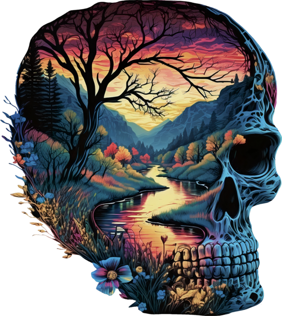 Natural Death - Nature &amp; Skull