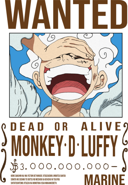 Wanted Monkey D Luffy