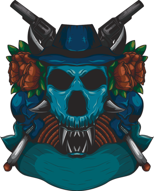 Roses Skull Hunter