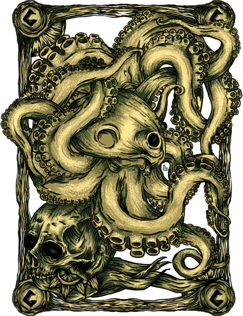 octopus on frame