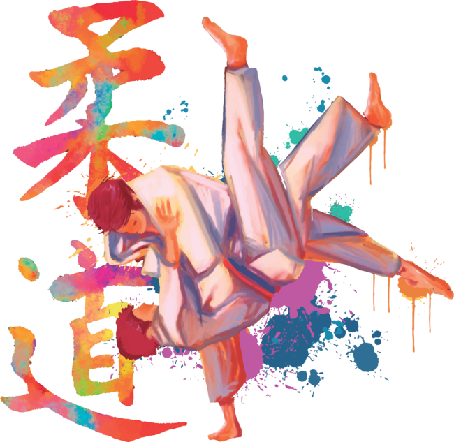 Judo Watercolor by JonzShop